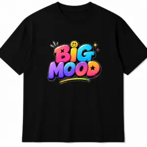 VASE BIG MOOD Tee – Streetwear Fun & Vibrant