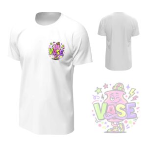 Kaos Pop Art VASE Character | Desain Hypebeast Warna Neon